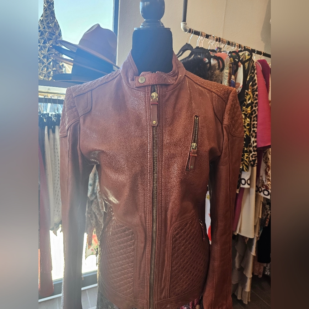 Zara Mens Jacket Camel